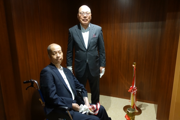 小﨑社長・小﨑専務