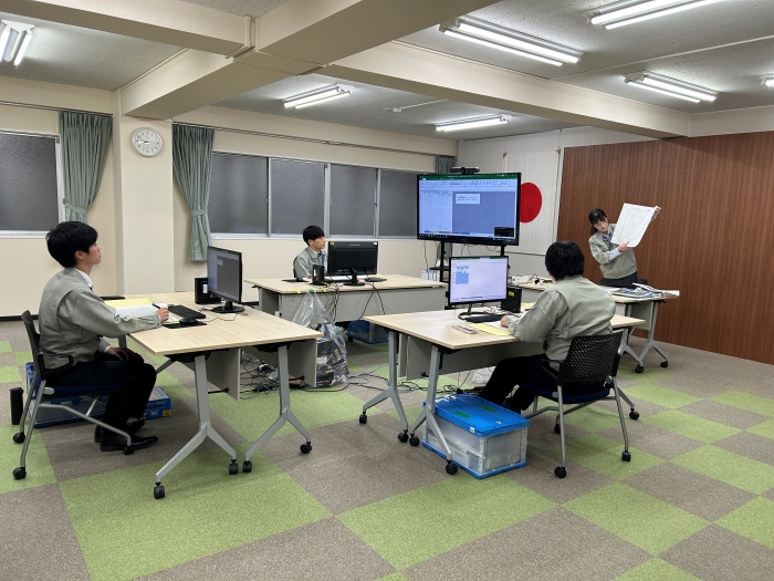 新入社員研修の様子①